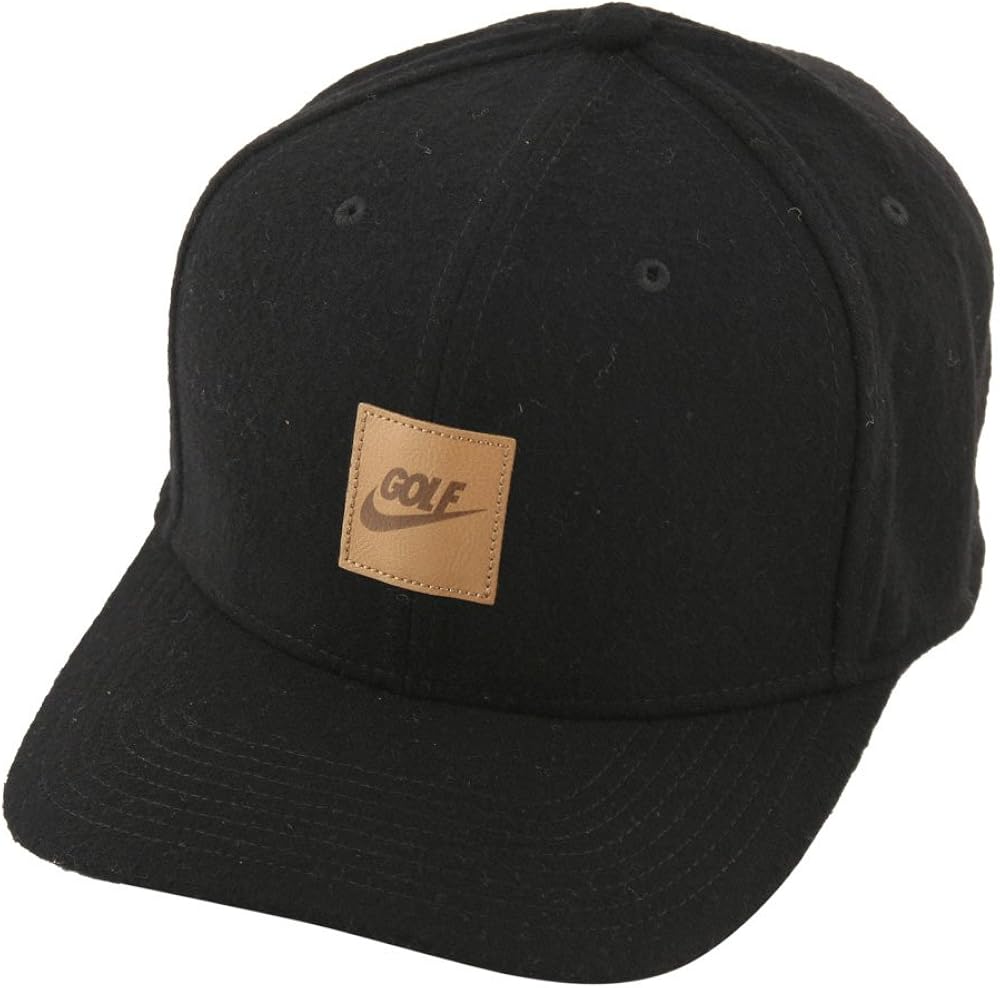 NEW Nike Classic 99 Patch Black Wool Adjustable Hat/Cap Clothing