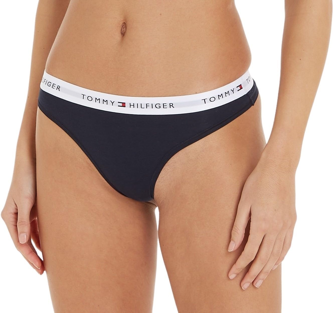 Tommy Hilfiger Women’s Thong, Blue (Desert Sky), XL