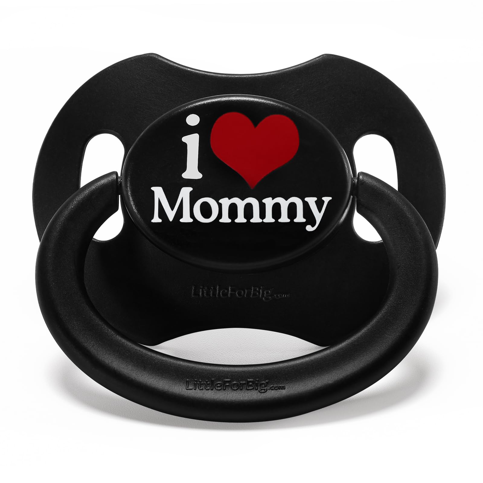 LittleForBig Bigshield Gen-II Adult Sized Printed Pacifier I Love Mommy Pattern