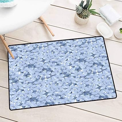 Amazon Com Ninehuitechnology Decorative Front Door Mat Blue