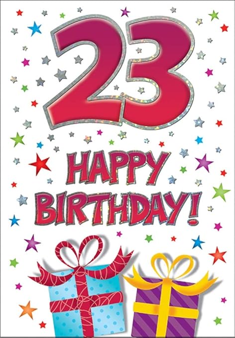 23 Happy Birthday Card Amazon co uk Toys Games