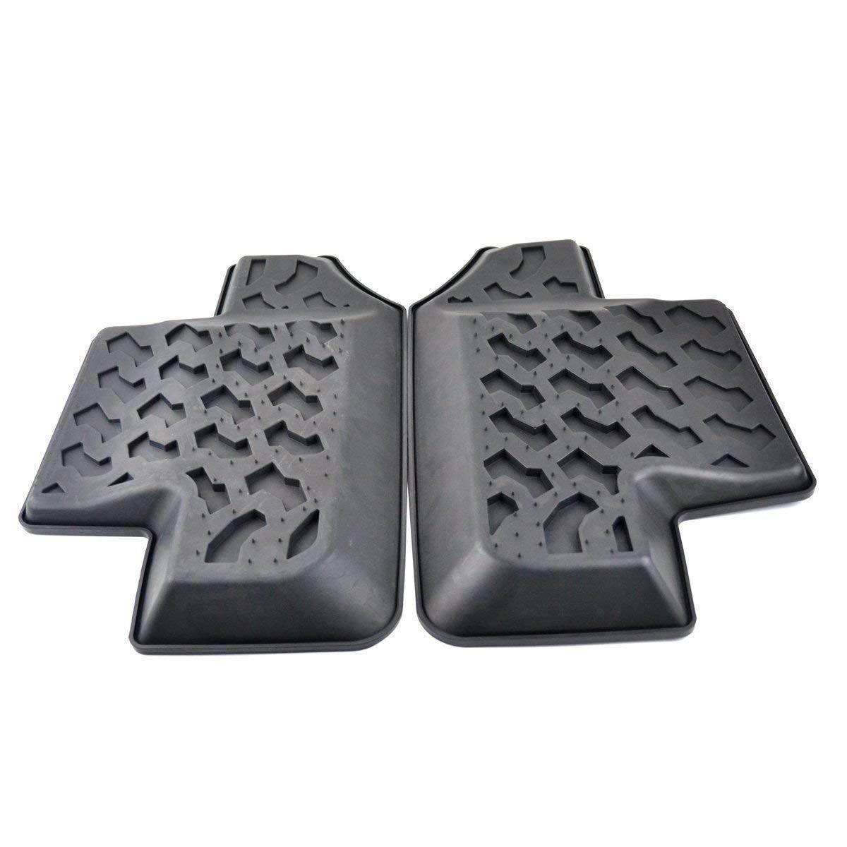 Coche y moto Alfombrillas de goma para piso trasero de 2 puertas