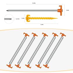 Tent Stakes Heavy Duty Camping Stakes,AVOFOREST
