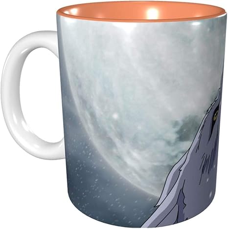 Amazon Co Jp ウルフトレイン コーヒーカップ マグ おしゃれ マグカップ 人気 水筒 創意 シェラカップ 高温耐性 カップ ミルクカップ ドリンクカップ ジュースカップ 陶器製 大容量 330ml ホーム キッチン