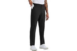 Willit Mens Golf Pants Stretch Dress Pants Slim Fit Quick Dry Casual Work Pants with Pockets 30"/32"