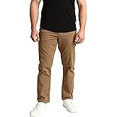 The Perfect Jean Denkhaki Khaki Pants for Men Athletic Fit, Stretch Dress Pants for Men