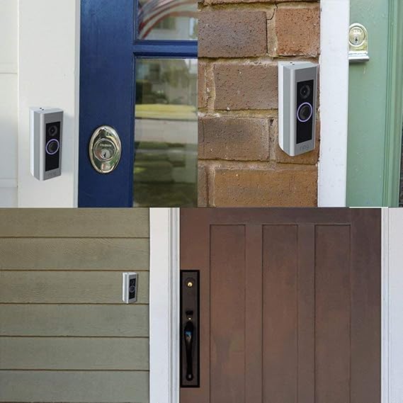 Cavn Einstellbare Wnkelhalterung Kompatibel Mit Ring Doorbell Pro Angle Mount 3 Pack Doorbell Pro Ecke Kit Winkeleinstellung Adapter Montageplatte Halterung Wedge Kit Fur Turklingel Pro Amazon De Baumarkt