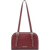 Long Keeper Shoulder Bag Purse - Women Vegan Leather Small Hobo Clutch Bags Trendy Sling Tote Handbag with Adjustable Strap