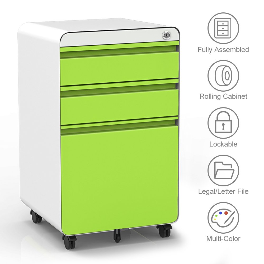 3 Drawer Filling Cabinet Metal Vertical File Cabinet With Hanging File Frame For Legal Letter File Install Free Anti Tilt Design And Lockable System Office Rolling File Cabinet Black Home Kitchen Dprd Tasikmalayakab Go Id