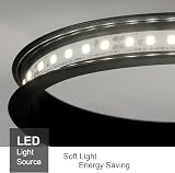 Comely Modern LED Ceiling Light 30W 3375LM 4500K 30cm Black view 6