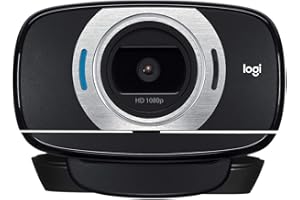logitech HD Laptop Webcam C615 with Fold-and-Go Design, 360-Degree Swivel, 1080p Camera(Renewed)