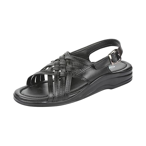 7123066100390 Men 's Black Vinyl Fashion Sandals 6 UK/India (39 EU)