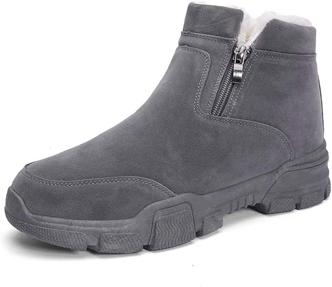 Men Winter Snow Boots Cotton Fur Lining Warm Ankle Booties Comfy