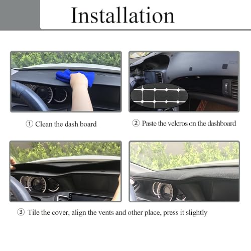 Dashboard Cover Mat For GMC Sierra & Yukon XL (2007-2013) – Black Dash Pad Protector