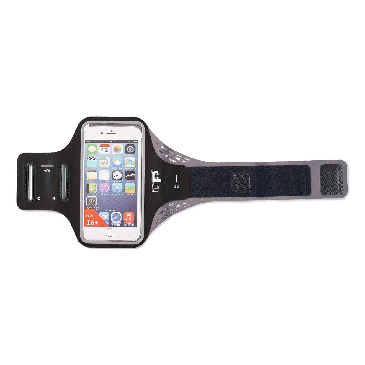 Ultimate Performance Ridgeway Phone Holder Armband Black, blue, one size, UP6448B