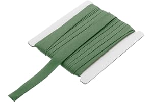 MECCANIXITY 1/2 Inch Double Fold Bias Tape Continuous Bulk Cotton Bias Tape for Sewing Seaming Quilting Hemming Binding Craft
