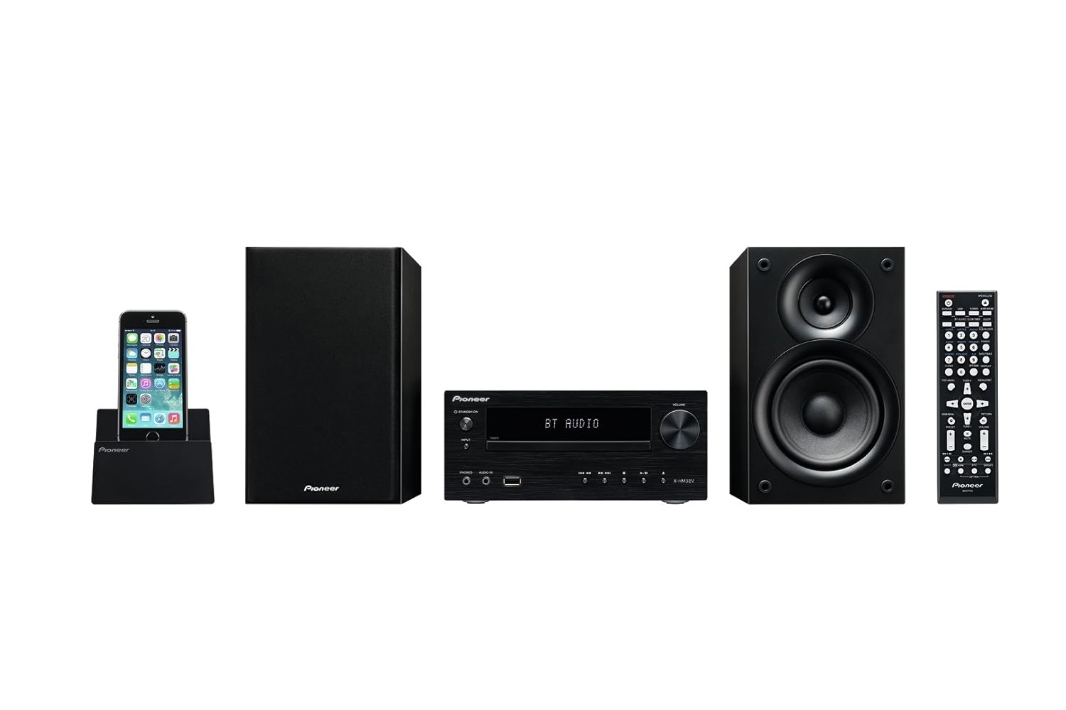 Pioneer X HMV K Microcadena DVD estéreo W compatible iPhone  iPad