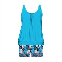 Tankini Swimsuits for Women Tummy Control Blouson