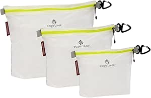 Eagle Creek Travel Gear Pack-it Specter Sac Set-3pc Set, White/Strobe, One Size