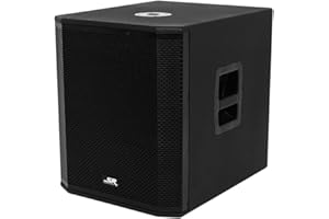 Monoprice Stage Right LM15A 1000W 15in Powered Subwoofer Speaker with Class D and DSP