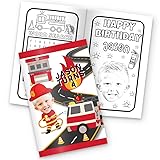 Custom Firefighter Coloring Books For Kids