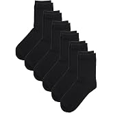 COTTON DAY Unisex Kids Boys Girls Soft Cotton School Socks Black White Navy | Nature, Soft, Breathable, Combed Cotton Oeko-Tex Standard 100 Certified, Seamless Toe, Solid Plain Socks