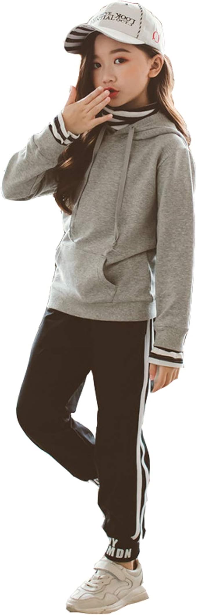 Amazon キッズ ジャージ 女の子 子供 パーカー ジュニア 上下 韓国 セットアップ 130 160 140 スウェット 150 スポーツウェア ガールズ 子供服 ジャージ 通販