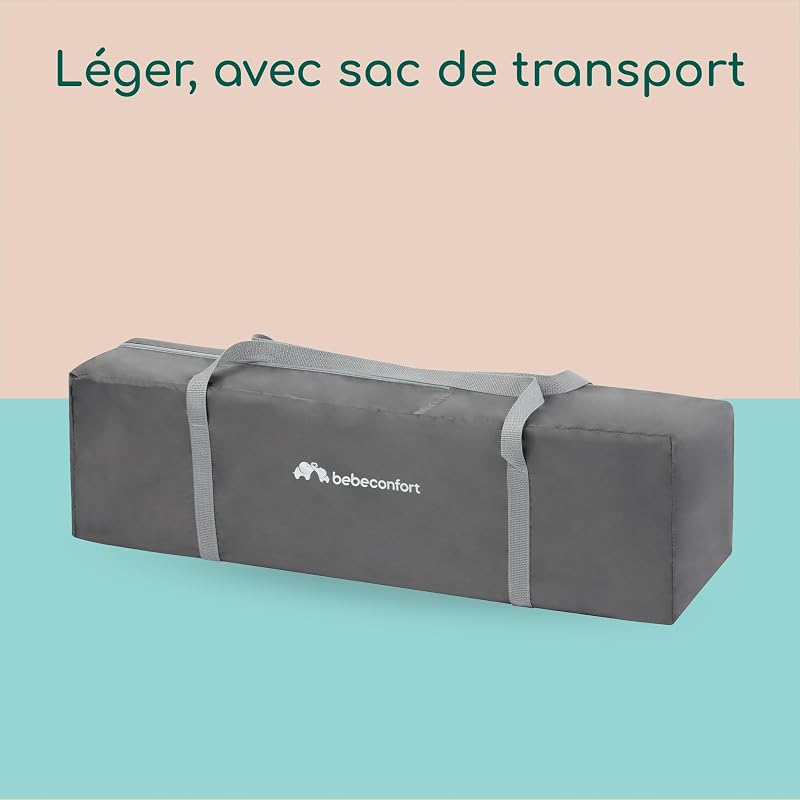 Soft Dreams, Lit Parapluie Bébé, 0–15 kg, Grey Mist