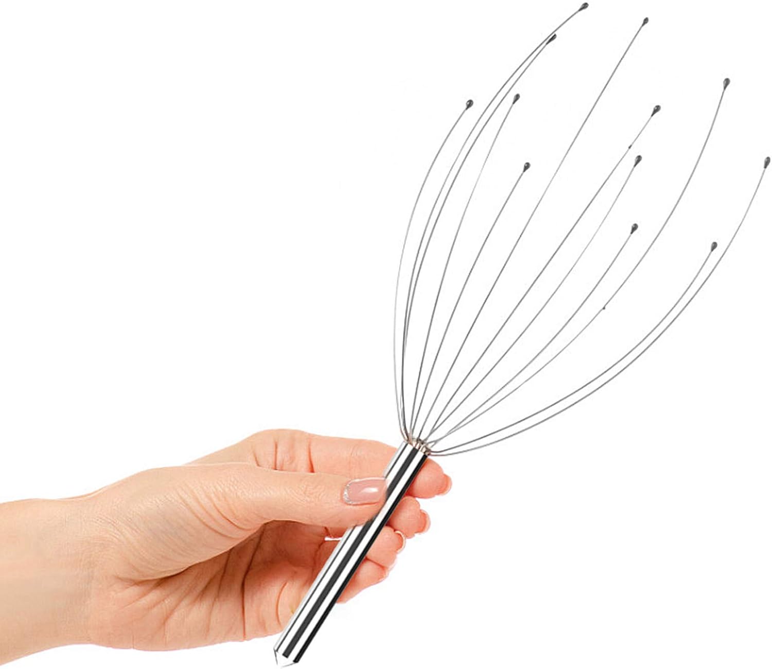 Back Scratcher Set, Premium Head Massager, Stainless Steel Retractable