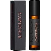 Pure Instinct CAPTIVATE The Original Pheromone Infused Essential Oil Perfume Cologne - Men's Collection - TSA Ready (Roll On Bottle 0.34 Fl. Oz./10.2mL)
