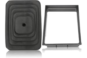 AUROLYNNE Shifter Boot & Retainer Bezel Kit Fits for TJ Wrangler 1997 1998 1999 2000 2001 2002 2003 2004 Replaces 53000056 52078558