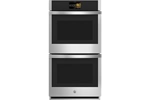 GE PROFILE PKD7000SNSS 27" Smart Double Wall Oven with 8.6 cu. ft. Total Capacity True European Convection (Upper) Self-Clean with Steam Clean Option 7" Full Color Touch LCD Screen in Stainless Steel