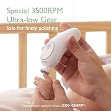 Momcozy Electric Baby Nail File Rechargeable with Led Light 360° Warm Glow view 5