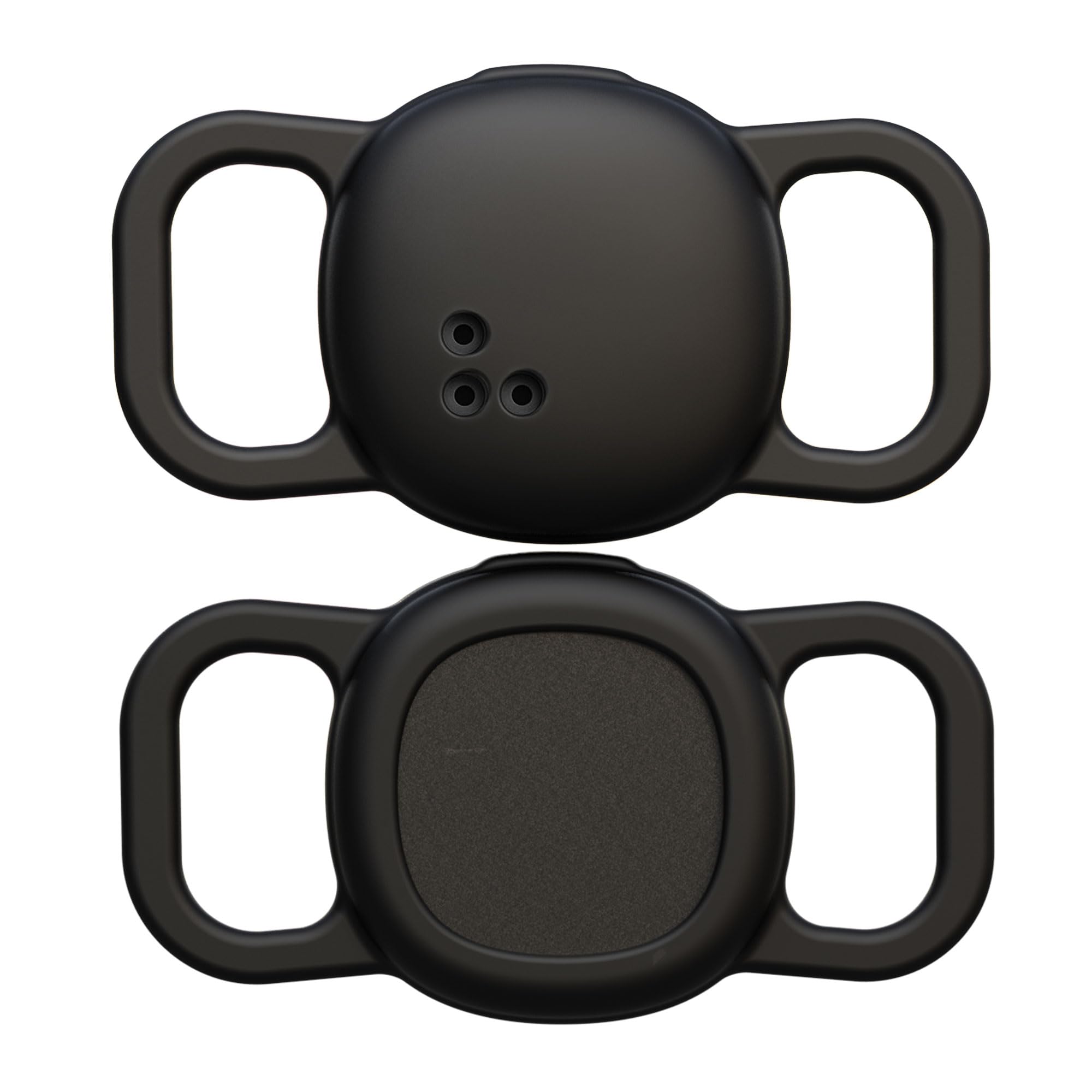 Photo 1 of [2 Pack] Cat Collar Holder for Tile Life360 Sticker (2024) Tracker, Lightweight & Durable Flexible Anti-Lost Silicone Protective Cover for Dog & Pet Necklace Accessories, Fits 0.6-1.1" Width,Black