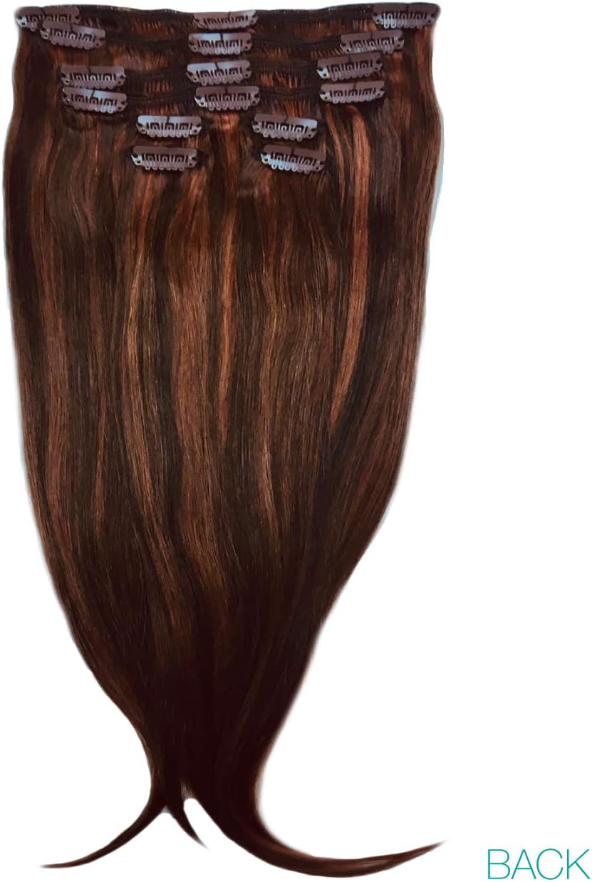 Extensiones de cabello humano Remy 100 Hi Chic, con clip