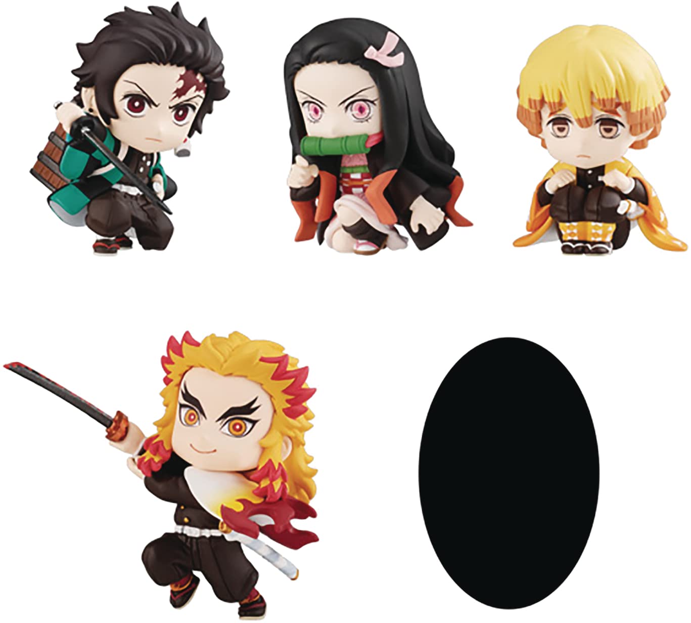 BANDAI Shokugan Shokugan - Demon Slayer: Kimetsu no Yaiba Adverge Motion 4 (Set), Adverge Motion