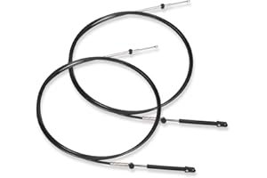 Atesilor 2pcs Boat Throttle and Shift Cables Compatible with Mercury MerCruiser Marine Force Outboard Engine 600A/4000 Series Controller(Gen 1/CC179xx, Gen2/CC189xx)