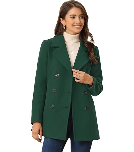 Amazon.com: Nautica Women's Soft Wool Blend Peacoat – Double