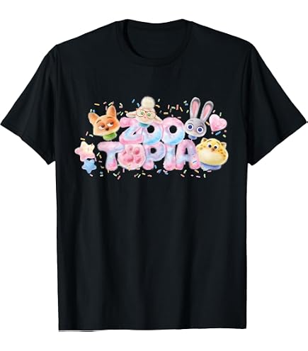 Amazon.com: Disney Zootopia Character Group and Logo Long Sleeve T