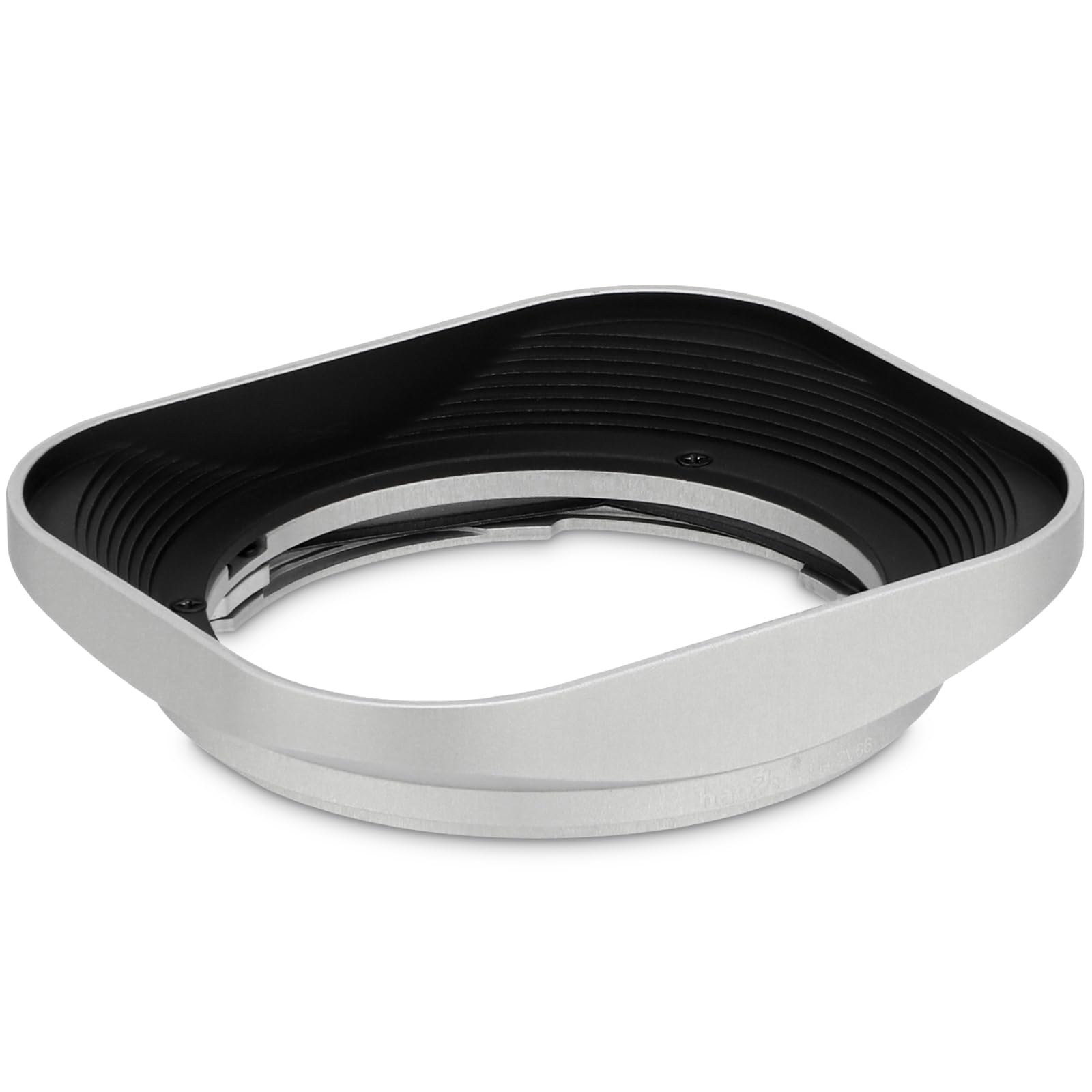 Haoge LH-ZV06 Bayonet Square Lens Hood for Carl Zeiss Distagon T 2.8/21 21mm f/2.8 ZM, C Biogon T 4.5/21 21mm f/4.5 ZM, 2.8/25 25mm f/2.8 ZM, 2.8/28 28mm f/2.8 ZM, C Sonnar 50mm f/1.5 ZM Lens Silver