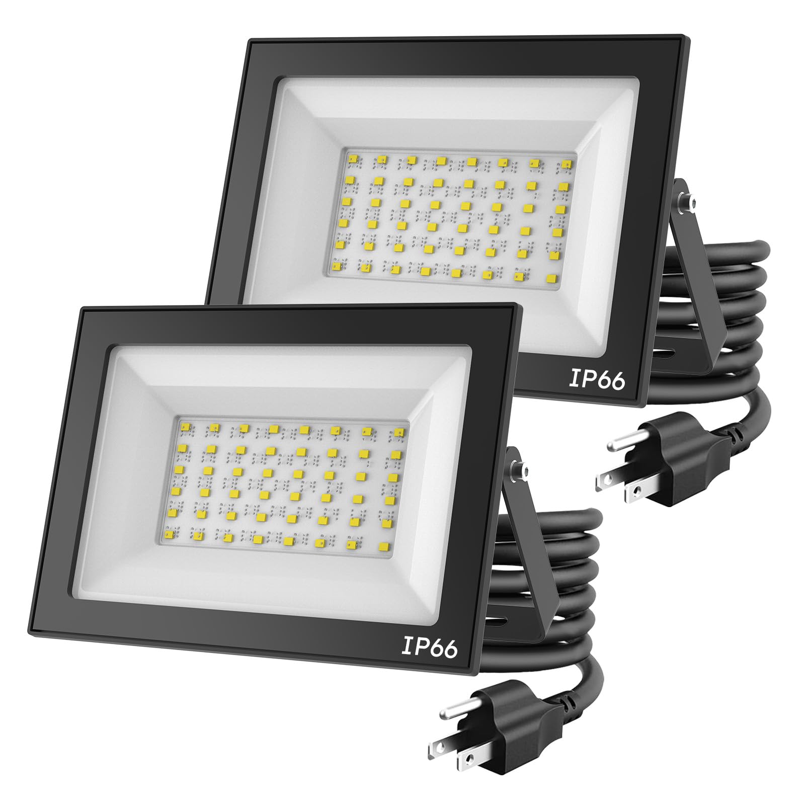 Photo 1 of Madewell Living 2-Pack 50W LED Flood Lights Outdoor – 9000 Lumens Super Bright Security Lighting, IP66 Waterproof, 5000K Daylight – Energy-Efficient Outdoor Lights for Garage, Garden, Lawn, Backyard