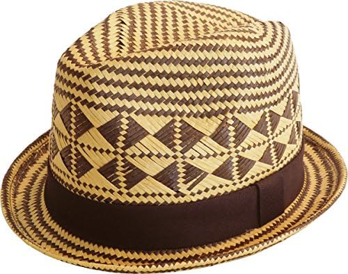 Brooklyn Hat Co Na Pali Paper Straw Fedora (Natural, Large)