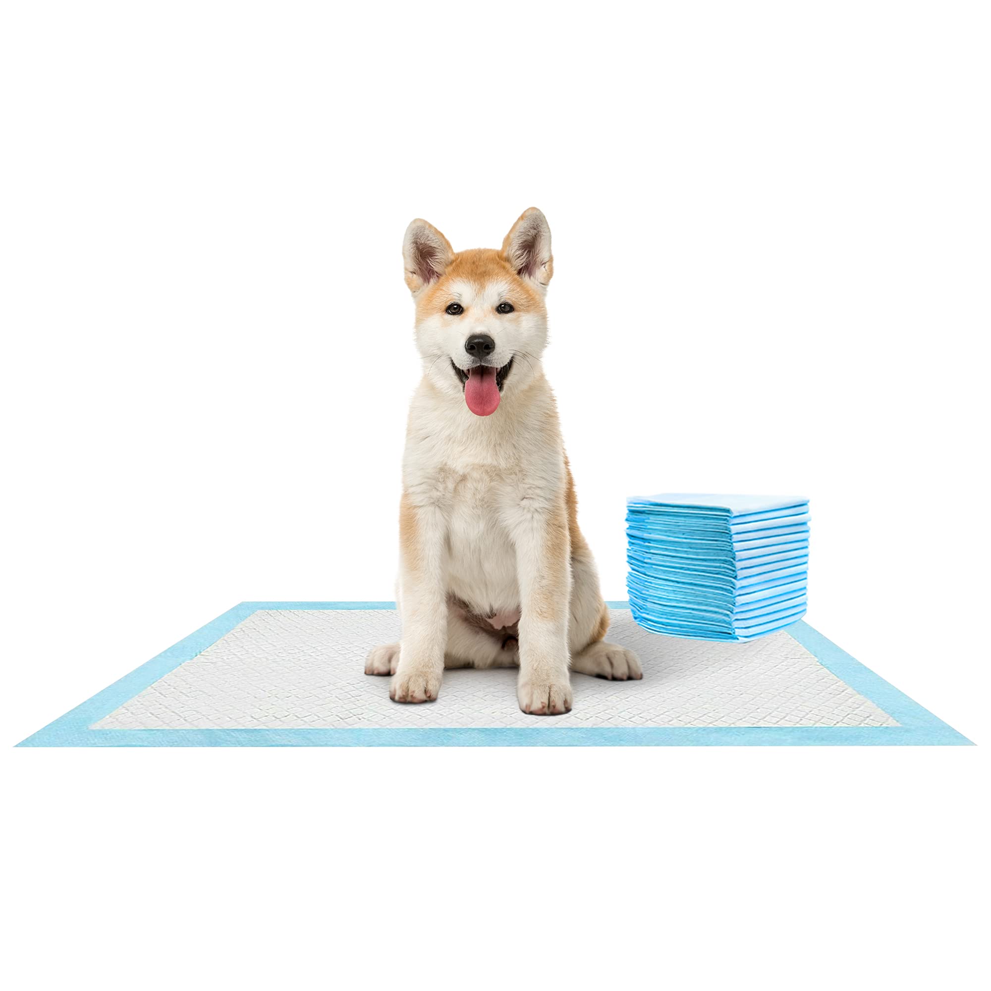 SAVEX Heavy Duty Dog Pet Puppy Training Pads - Super Absorbent & Odour Locking Multi-Layered Floor Toilet Mats Anti Slip Leakproof (Pack of 30)