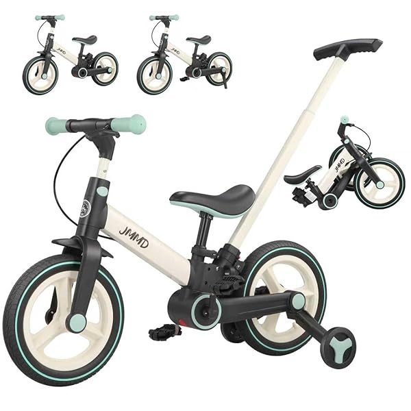 JMMD 6 IN 1 TODDLER BIKE WITH PUSH...