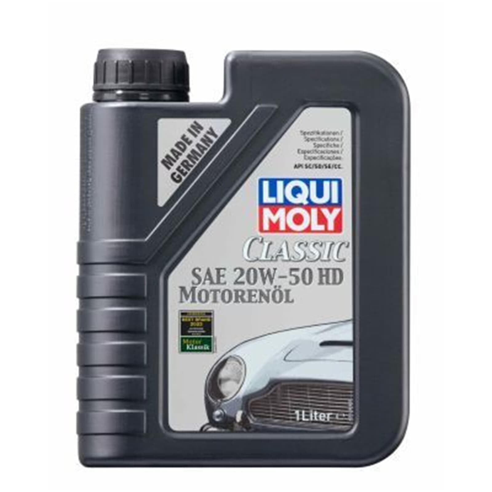 LIQUI MOLY Classic Motoroil SAE 20W-50 HD | 1 L | Mineral motor oil | SKU: 1128