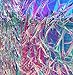 Moyishi 17.7''x39.3'' Glossy Laser Rainbow Peel and Stick Adhesive Wraps Art Decorations DIY