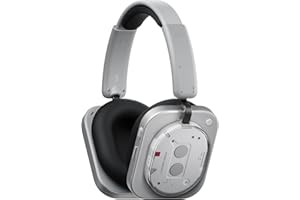 Nothing Headphone (1) Hybrid Active Noise Cancelling Headphones, Wireless Over-Ear Headphones with 6 Mics, 80Hrs Playtime, Hi-Res Audio, KEF-Tuned, Spatial Sound, Comfort Fit & Fast Charging White