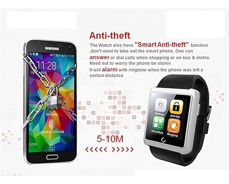 Correa de silicona Uwatch U10L Bluetooth SmartWatch alta ...