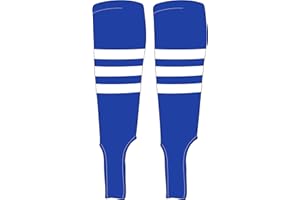Mk Socks Traditional Baseball Stirrups Pattern A-5 Royal, White