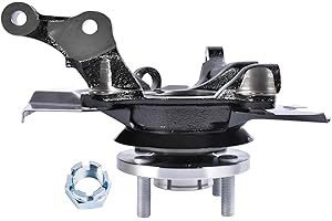 BARIO 697-986 Front Right Passenger Side Steering Knuckle Assembly Replacement for Kia Rio/Rio5 2006-2009# 697-986, 51750-1E000, 51756-1E000, 51716-1G100, 51716-1E100, 412691FR